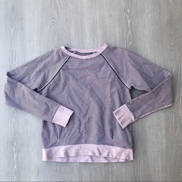 lululemon athletica Tops - Lululemon Crew Love Striped Pullover